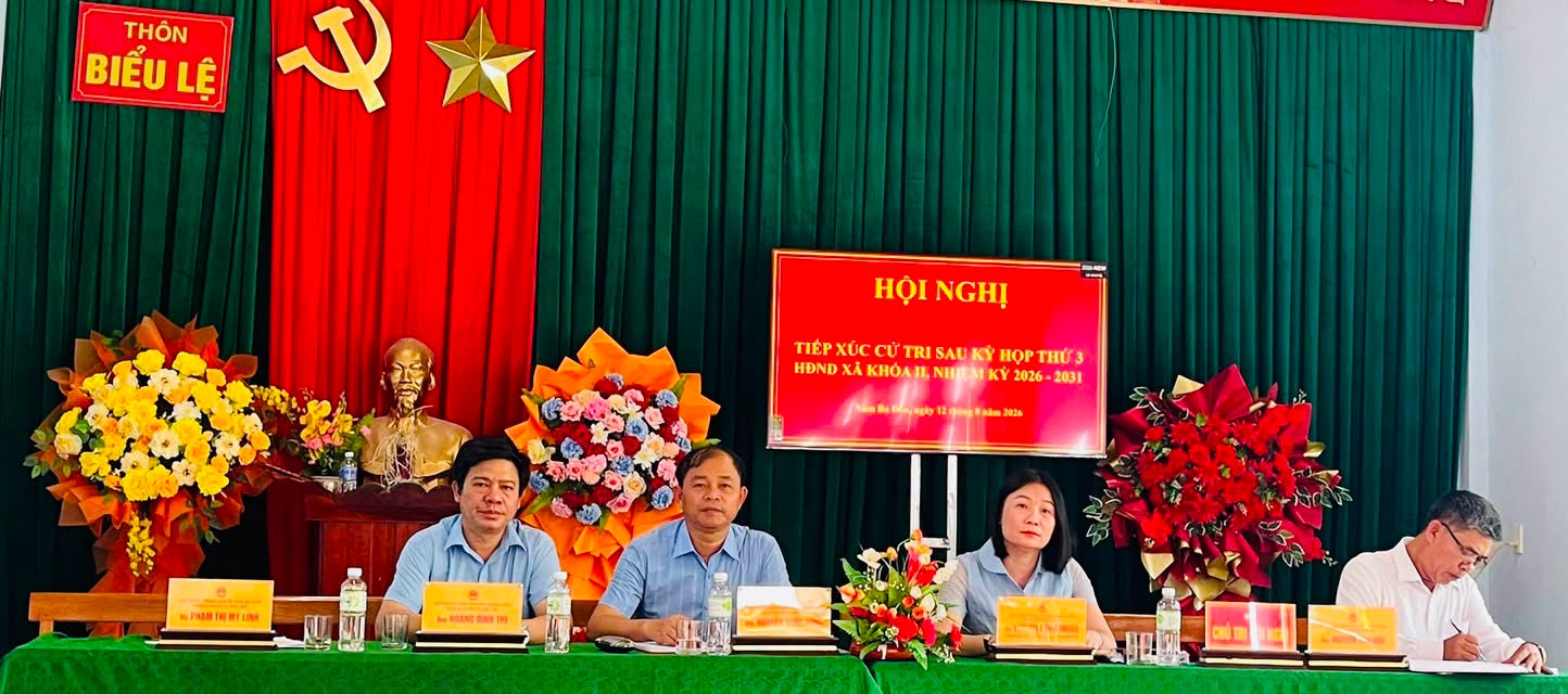 HỘI NGHỊ TIẾP XÚC CỬ TRI 4